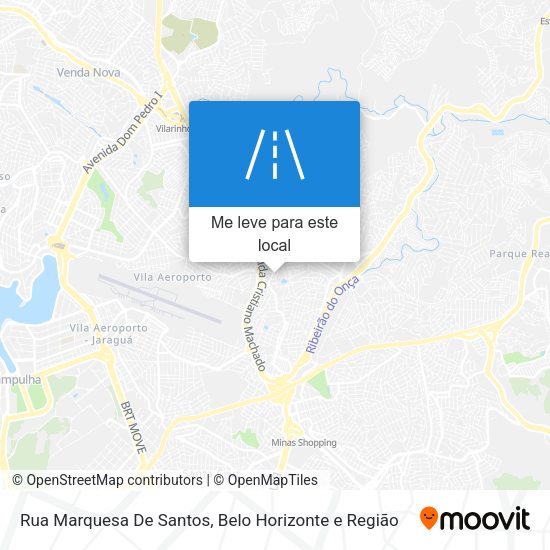 Rua Marquesa De Santos mapa