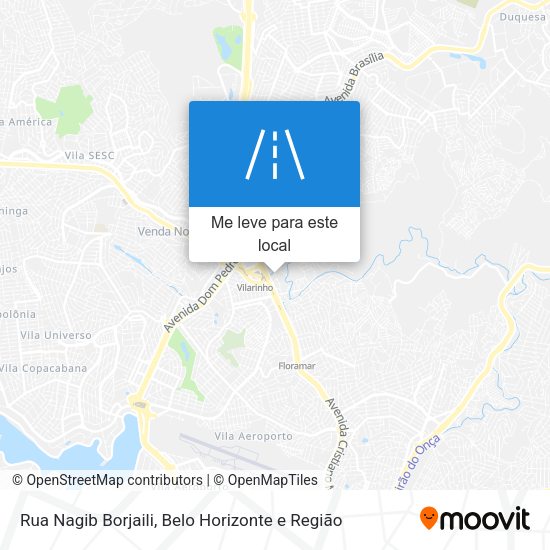 Rua Nagib Borjaili mapa