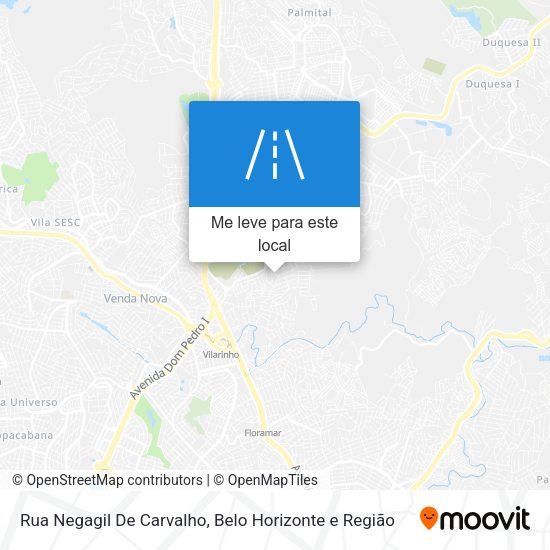 Rua Negagil De Carvalho mapa