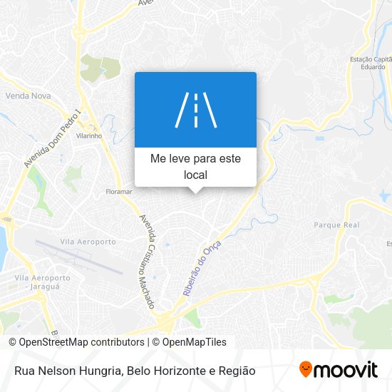Rua Nelson Hungria mapa