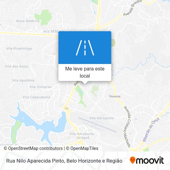 Rua Nilo Aparecida Pinto mapa