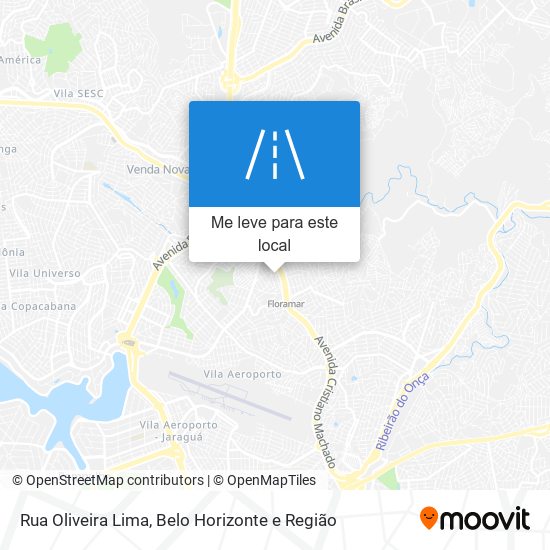 Rua Oliveira Lima mapa