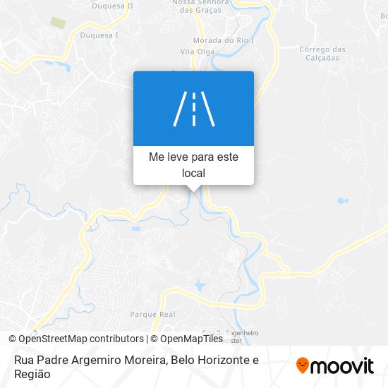 Rua Padre Argemiro Moreira mapa