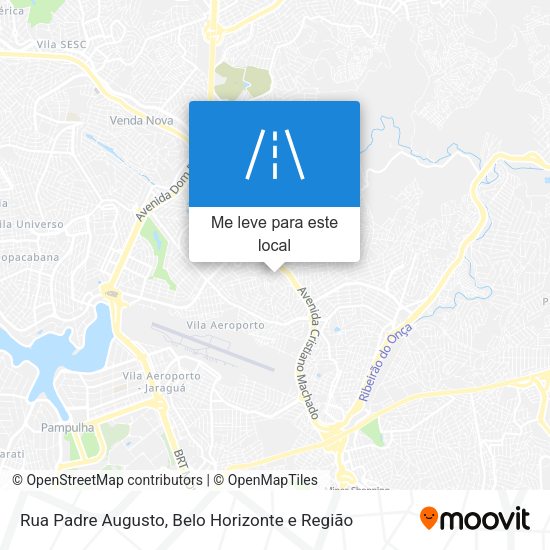 Rua Padre Augusto mapa