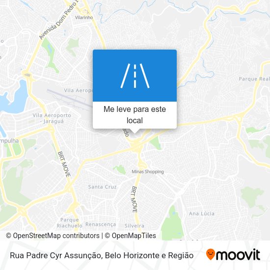 Rua Padre Cyr Assunção mapa