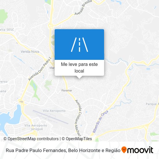 Rua Padre Paulo Fernandes mapa