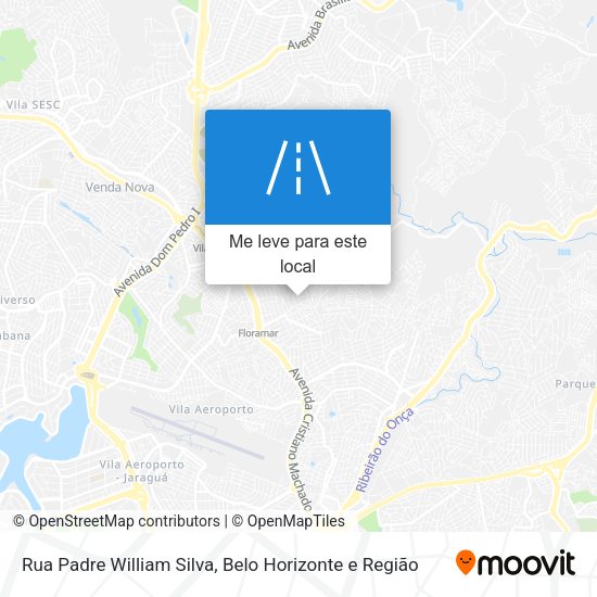 Rua Padre William Silva mapa