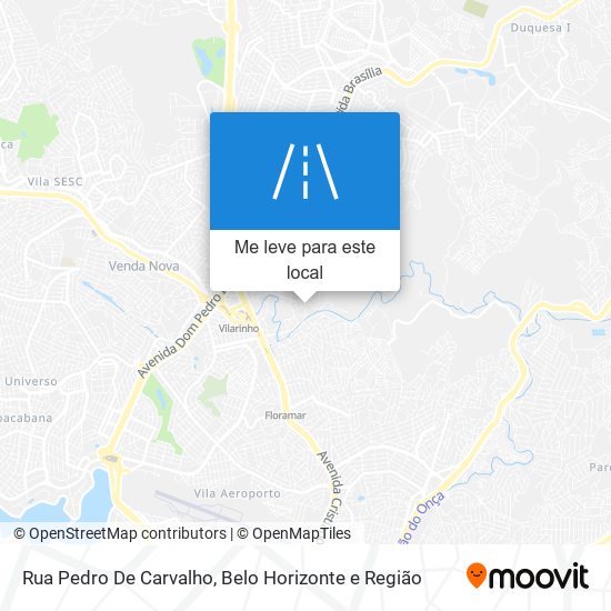 Rua Pedro De Carvalho mapa