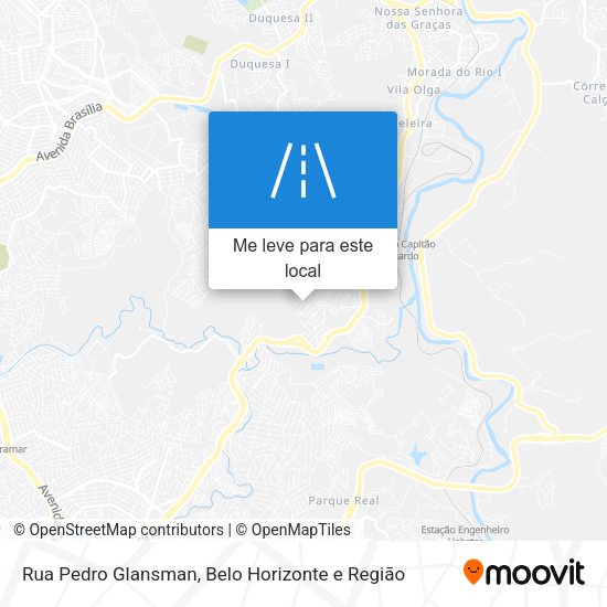 Rua Pedro Glansman mapa
