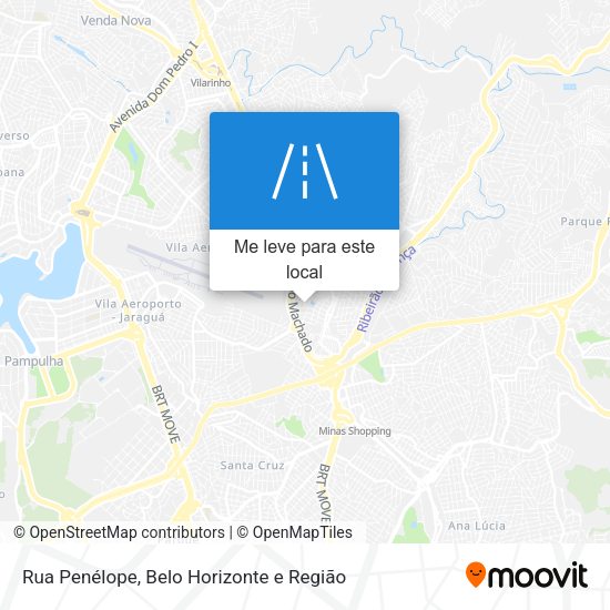 Rua Penélope mapa