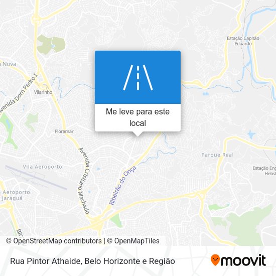 Rua Pintor Athaide mapa