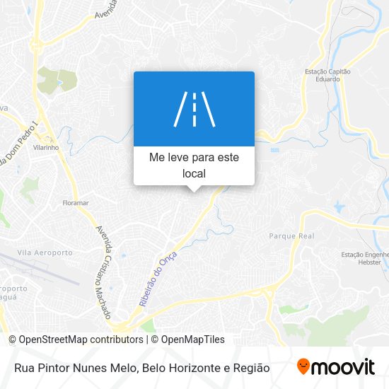Rua Pintor Nunes Melo mapa