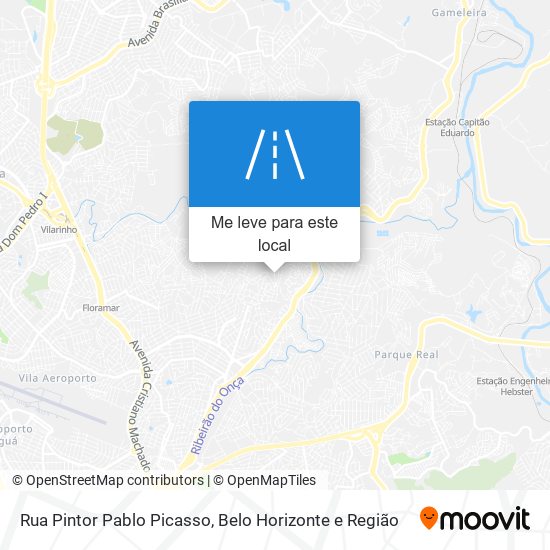 Rua Pintor Pablo Picasso mapa