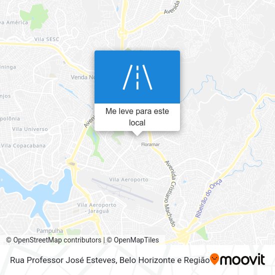 Rua Professor José Esteves mapa