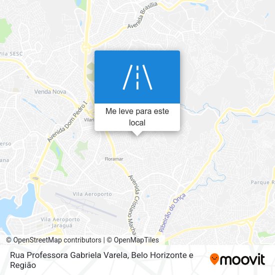 Rua Professora Gabriela Varela mapa