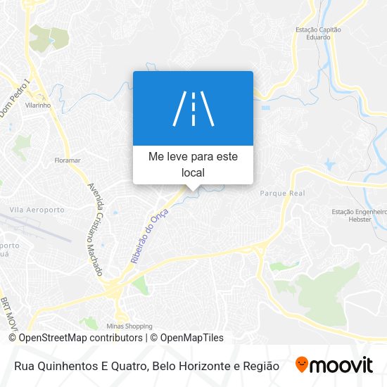 Rua Quinhentos E Quatro mapa