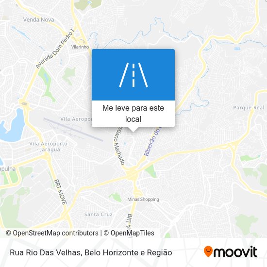 Rua Rio Das Velhas mapa
