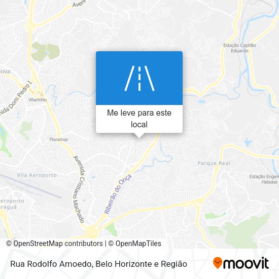 Rua Rodolfo Amoedo mapa