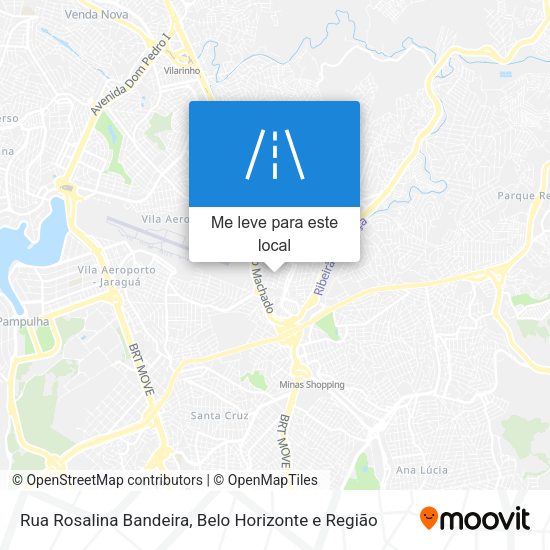 Rua Rosalina Bandeira mapa