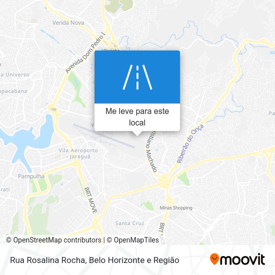 Rua Rosalina Rocha mapa