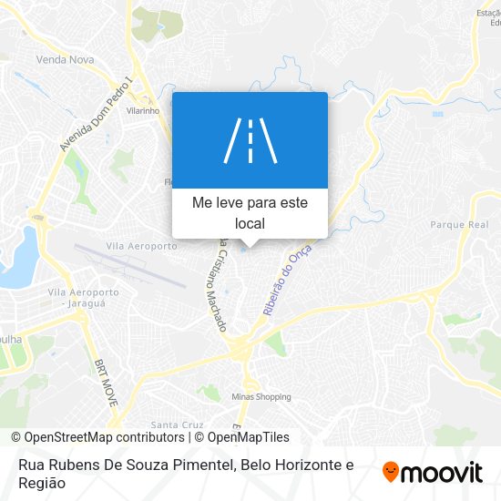 Rua Rubens De Souza Pimentel mapa
