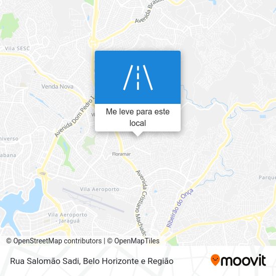 Rua Salomão Sadi mapa