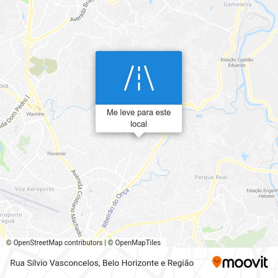 Rua Sílvio Vasconcelos mapa