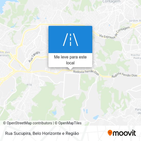 Rua Sucupira mapa