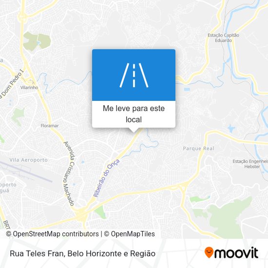 Rua Teles Fran mapa
