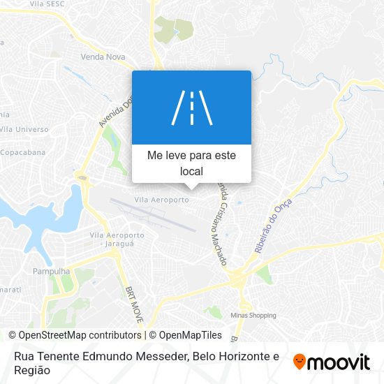 Rua Tenente Edmundo Messeder mapa