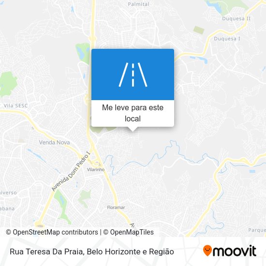 Rua Teresa Da Praia mapa