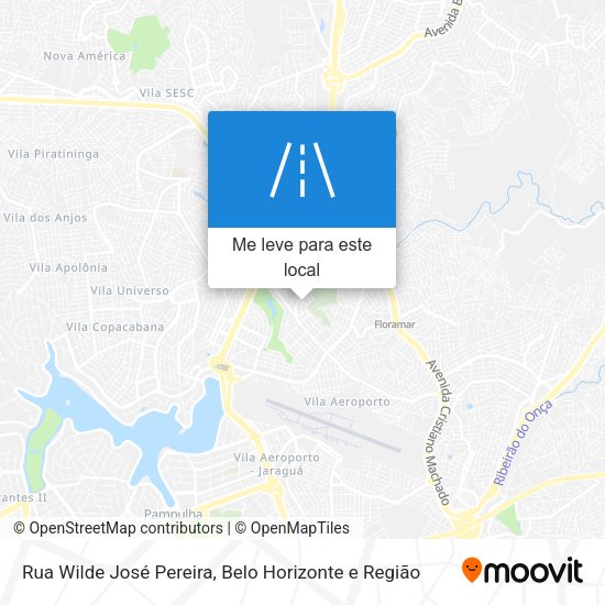 Rua Wilde José Pereira mapa