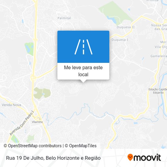 Rua 19 De Julho mapa
