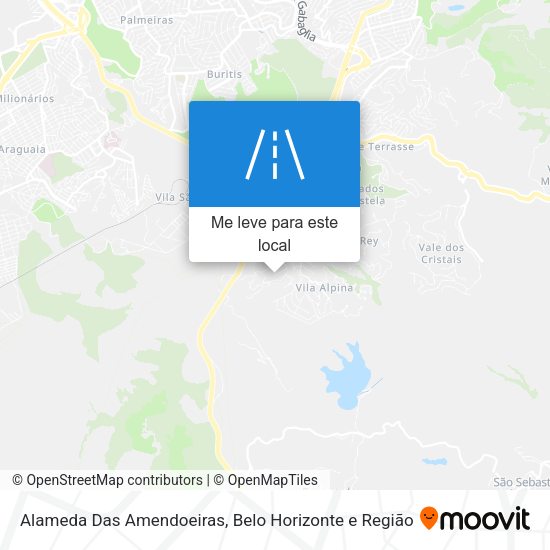 Alameda Das Amendoeiras mapa
