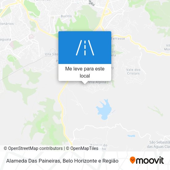 Alameda Das Paineiras mapa