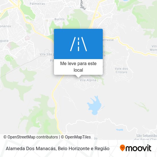 Alameda Dos Manacás mapa