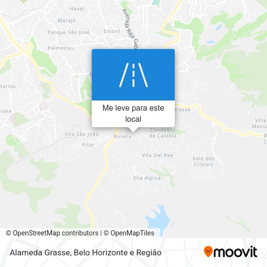 Alameda Grasse mapa