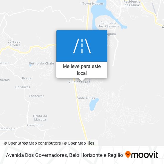 Avenida Dos Governadores mapa