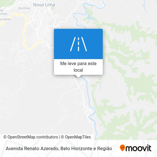 Avenida Renato Azeredo mapa