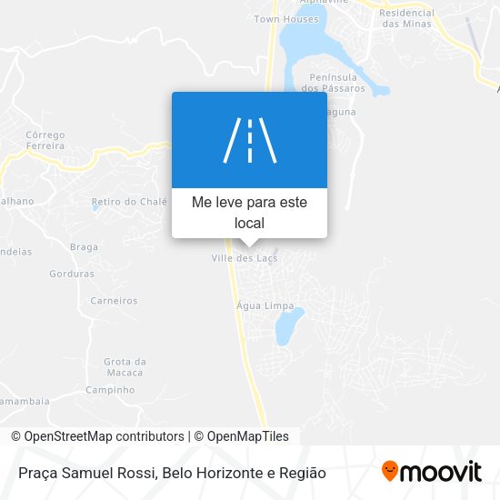 Praça Samuel Rossi mapa