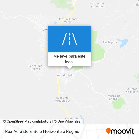 Rua Adrasteia mapa