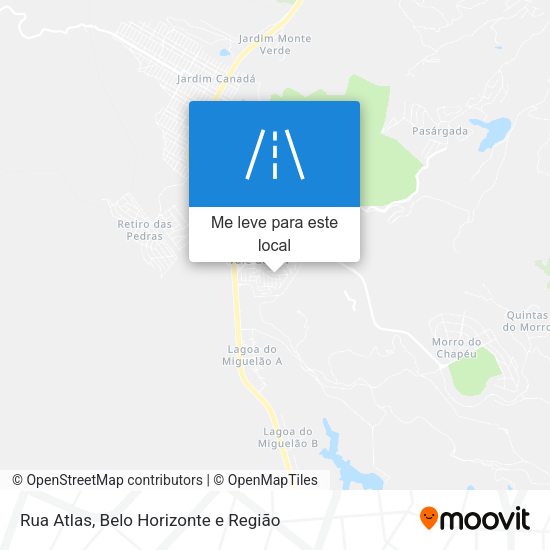Rua Atlas mapa