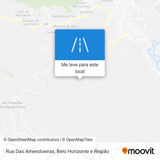 Rua Das Amendoeiras mapa