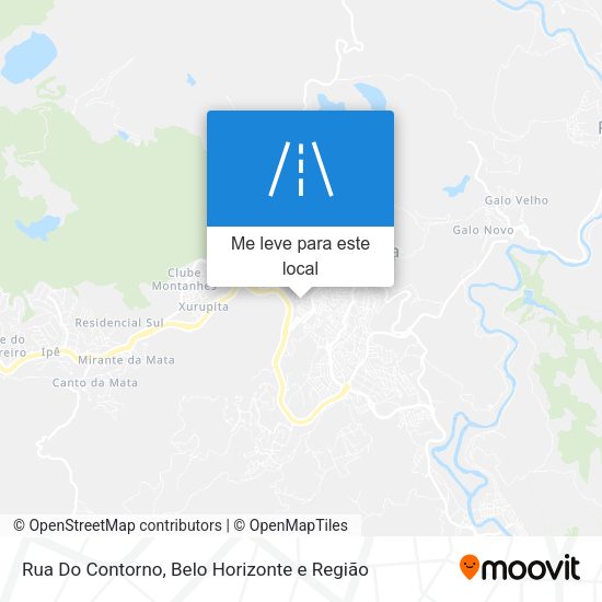 Rua Do Contorno mapa
