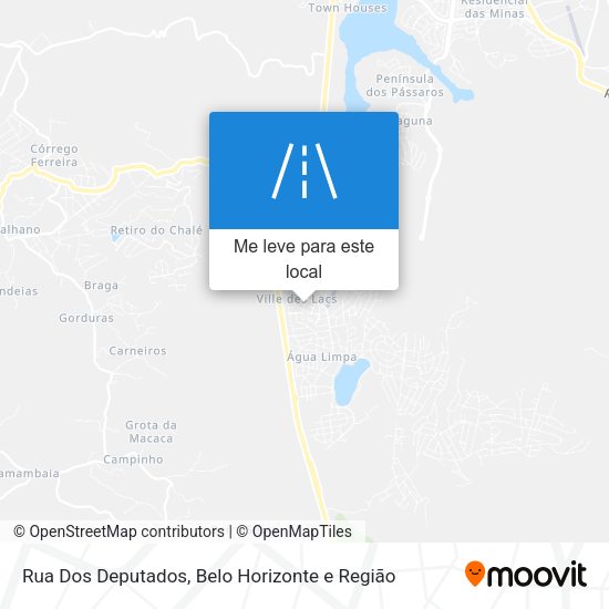 Rua Dos Deputados mapa