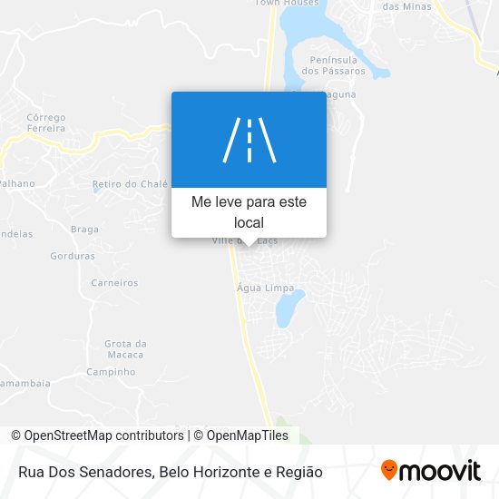 Rua Dos Senadores mapa