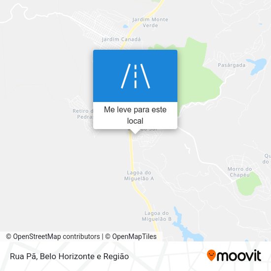 Rua Pã mapa