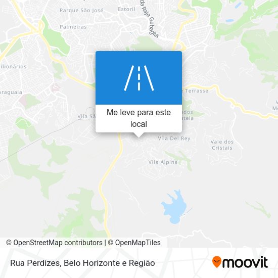 Rua Perdizes mapa