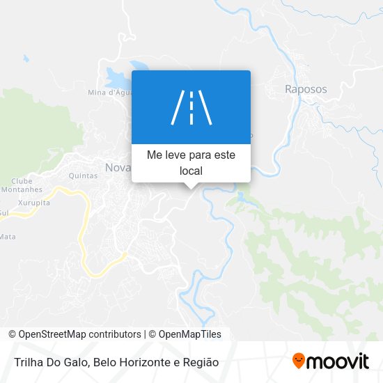 Trilha Do Galo mapa