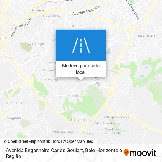 Avenida Engenheiro Carlos Goulart mapa